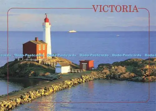 D171294 Victoria. Leuchtturm von Fisgard. Natürliche Farbproduktionen. Farbdosen. Bob