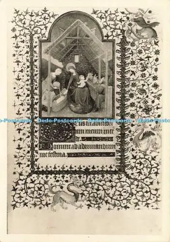 D173648 Bibliotheque Nationale. Cabinet des Manuscrits. La Nativite. Heures de P