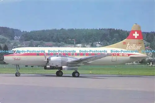 D172328 Tellair Convair. 440. HB. IMQ. 213. in Zürich. Werner Ludin