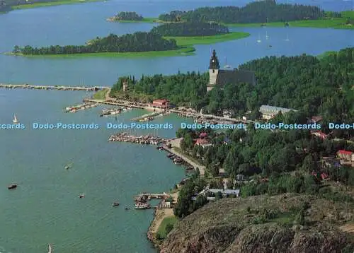 D169483 Die Naantali-Kirche. T. mi Lentokuva H Vallas