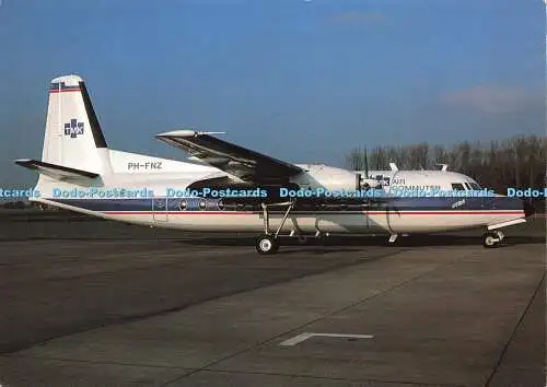 D172329 TMK. Air Commuter. Fokker F. 27. Mk. 600. Skyliner Karten Nr. 143. Ton Jo