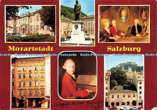 D171303 Mozartstadt Salzburg. Mozarteum. MM. Multi View