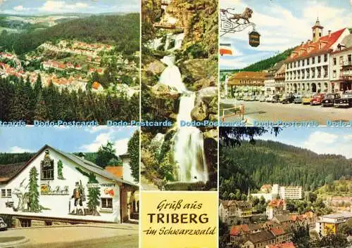 D171306 Grusse aus Triberg im Schwarzwald. Hersteller und Verlag Schoning. Multi