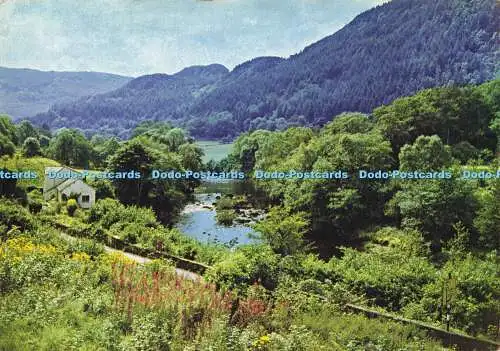 D172350 Betwsy Coed. Der Fluss Conway. J. Arthur Dixon