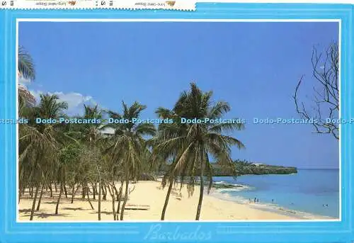 D172381 Barbados. Strand von Sam Lord Castle. Tropische Postkarten. Alric Gaskin