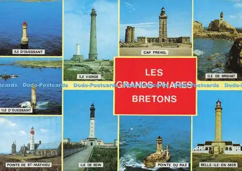 D171351 Les Grands Phares Bretons. Ile de Sein. Pierre Artaud. Multi View