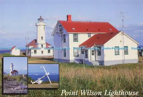 D171392 Point Wilson Leuchtturm. Südansicht des Leuchtturms. Foto im Freien. Lawson