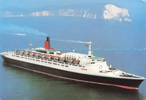 D172461 Queen Elizabeth 2. Cunard Line. Delit Printing