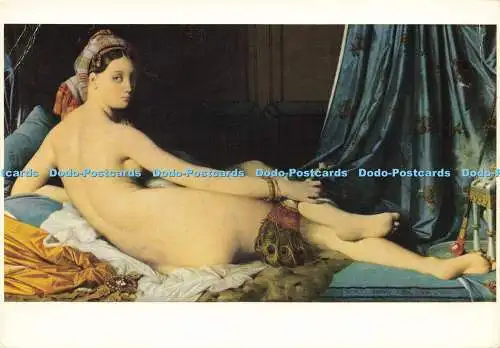 D171468 Paris. Musee du Louvre. La Grande Odalisque. Ingres. Fernand Hazan