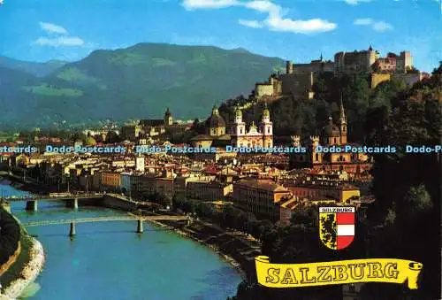 D169736 Salzburg. Blick auf die Altstadt und die Salzach. MM