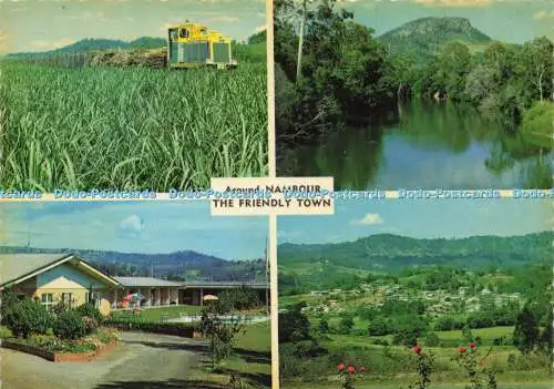 D172650 Um Nambour. Die freundliche Stadt. Stockzug auf den Feldern. Bernard Kus