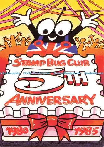 D173980 Stempel Bug Club 5.Th. Jubiläum. The Stamp Bug Club