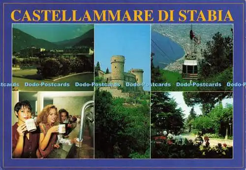 D169805 Castellammare Di Stabia. Thermalbäder und Luftseilbahn Monte Faito. Cri