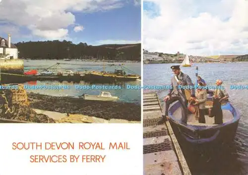 D171627 South Devon Royal Mail Services mit der Fähre. Die untere Fähre. Dartmouth. A