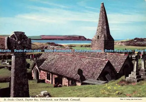 D172668 Cornwall. Kirche St. Enodoc. Daymer Bay. Trebetherick in der Nähe von Polzeath. Joh