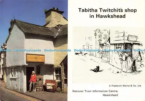 D172671 Tabitha Twitchits Shop in Hawkshead. National Trust Information Centre.