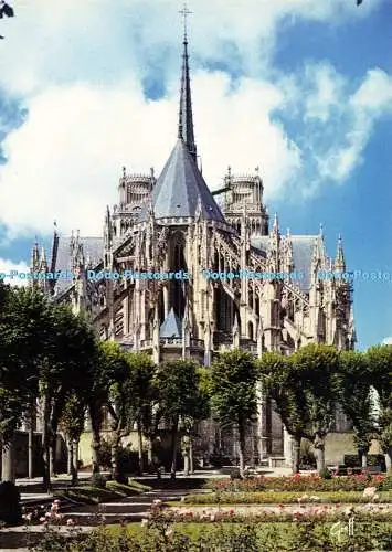 D174005 Orleans. Loiret. La Cathedrale Sainte Croix. Le Chevet. Greff