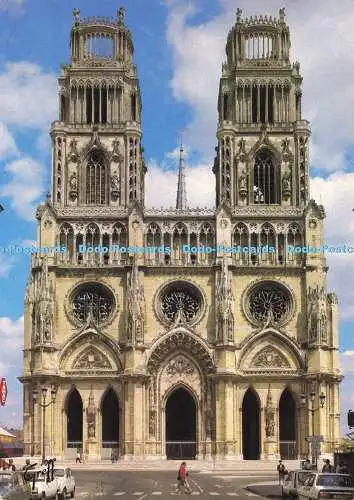 D174006 Orleans. Loiret. La Cathedrale Sainte Croix. Edifice Gothique Eleve aux