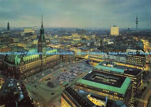 D171650 Hamburg. Rathaus und City. Andres