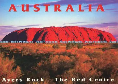 D172701 Australien. Ayers Rock. Die rote Mitte. Sydney Hughes