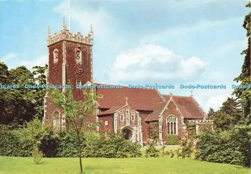 D172760 Sandringham Church. aus dem Südwesten. Pitkin Bild