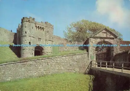 D172763 Isle of Wight. Carisbrooke Castle. Ministerium für öffentliches Bauen und Arbeiten