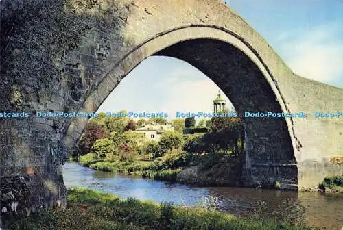 D169904 Near Ayr. Die Auld Brig O Doon und River Doon. J. Arthur Dixon