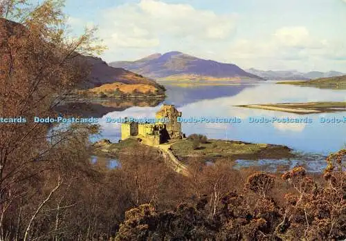 D172774 Ross Shire. Schloss Eilian Donan. Loch Duich. J. Arthur Dixon