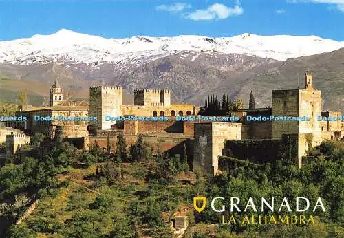 D175446 Granada. La Alhambra. Vela Turm. Fisa. Escudo de Oro. L. Dominguez. S.