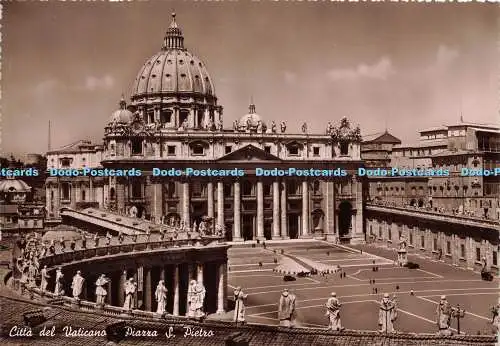 D172823 Citta del Vaticano. Piazza S. Pietro. S. A. F. Fotocelere. RP