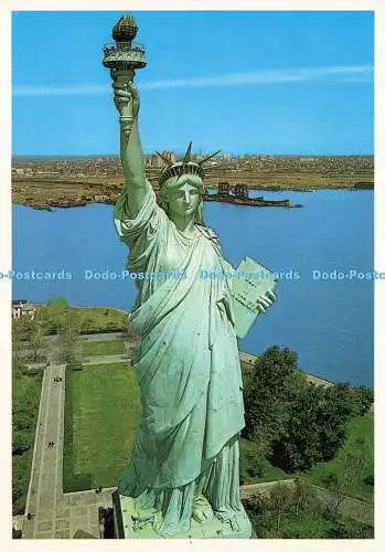 D174133 New York City. Freiheitsstatue auf Liberty Island. Alfred Mainzer. Alma