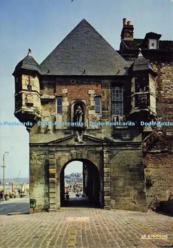 D174138 Honfleur. La Lieutenance. Porte de Caen. Reste des Anciens Remparts. La