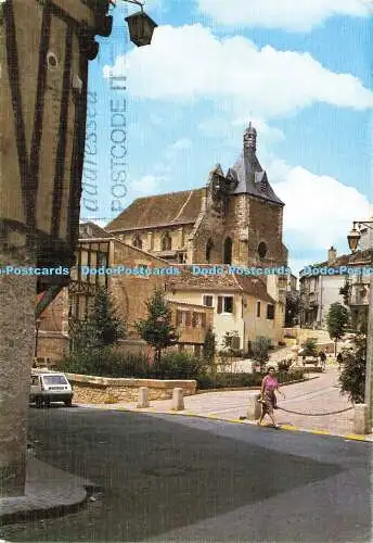 D174142 Bergerac. L Eglise Saint Jacques et la Place Pellissiere. Rene. Nr. 1657