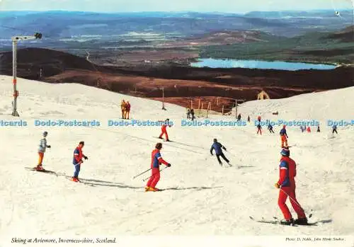 D175470 Schottland. Inverness Shire. Skifahren in Aviemore. John Hinde. D. Edel. 198