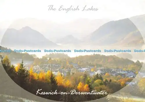 D172885 Keswick auf Derwentwater. Die englischen Seen. Mikes Eye Cards