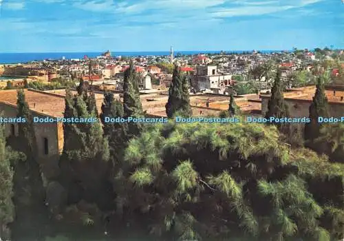 D170035 Rhodos. Blick auf die Stadt. C. Constantinidis. Rotalcolor