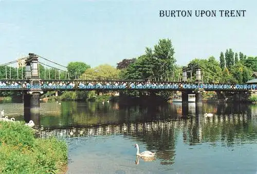 D170046 Burton Upon Trent. Die Fährbrücke. Fotografisches Erbe. Gordon Flana