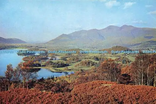 D175559 Derwentwater. Keswick. Unterstützt von Skiddaw. J. Arthur Dixon
