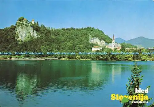 D172944 Bled. Slovenija. Jugoslavija. TD Bled. Tisk Mobo