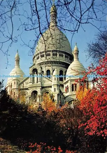 D174244 Paris. Le Sacre Coeur de Montmartre. Chantal