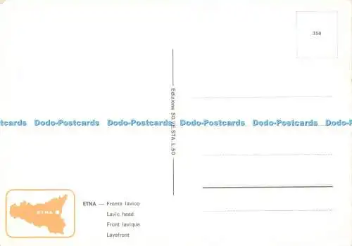 D174245 Ätna. Lavafront. Also. Ve. Sta