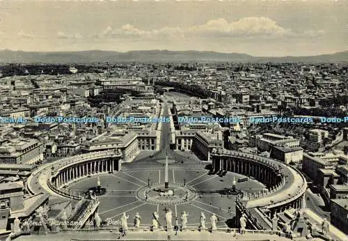 D175584 Roma. Panorama da S. Pietro. Stab Grafico Cesare Capello