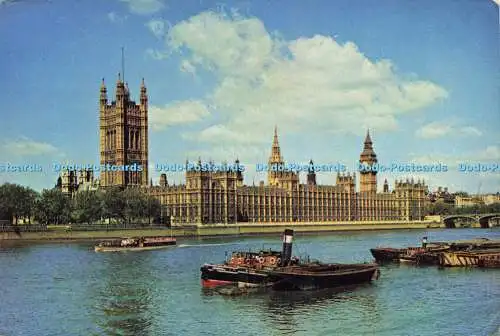 D170098 London. The Houses of Parliament. J. Arthur Dixon. 1966