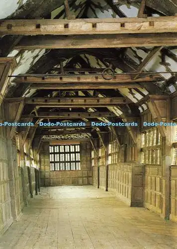 D174269 Cheshire. Little Moreton Hall. in der Nähe von Congleton. The Long Gallery. Larkfie