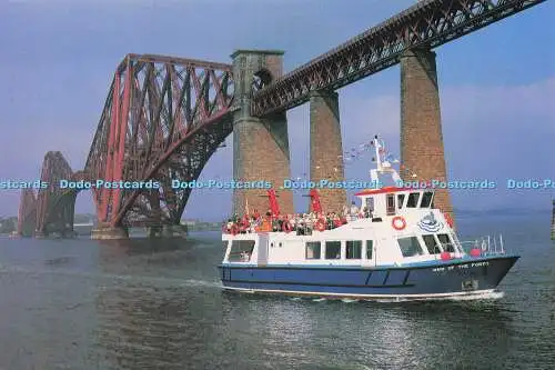 D170136 Maid of the Forth and the Forth Bridge. Passagierfahrten ab South Qu