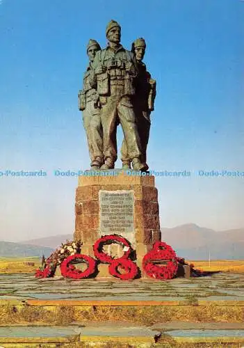 D174307 Inverness Shire. Spean Bridge. The Commando Memorial. J. Arthur Dixon