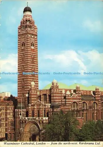 D174317 London. Westminster Cathedral. aus dem Nordwesten. Kardorama. W. W. Rob