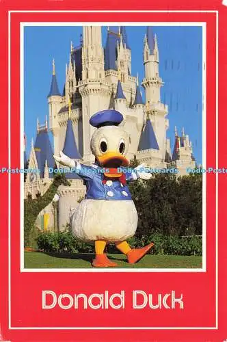 D174326 Donald Duck. Lawson Mardon Postkarte. Walt Disney Company. Mickey Florid