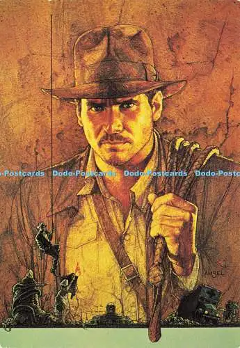 D174330 Harrison Ford als Indiana Jones. in Indiana Jones und der Tempel des Todes.