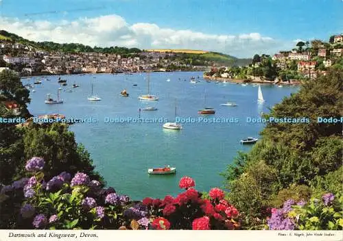 D175667 Devon. Dartmouth und Kingswear. John Hinde. E. Nagele